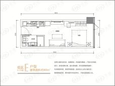 华远华时代（长沙）1室1卫户型图