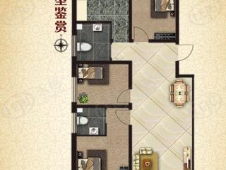 溪杉樾三室两厅两卫户型图