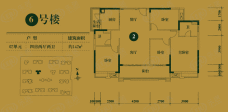 清远一号6号楼02单元户型图