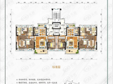 碧桂园新城楚天府5室2厅3卫户型图