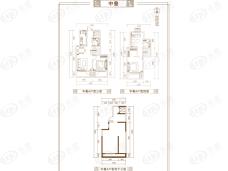 锦悦府3室2厅2卫户型图