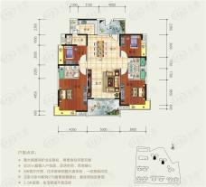 格兰名筑4室2厅3卫户型图