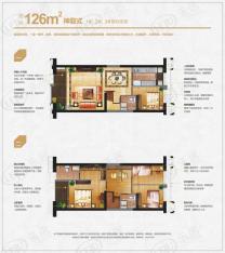 万科城滨江府4室3厅3卫户型图