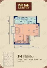 丽水金阳1室1厅1卫户型图