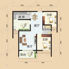 保利圆梦城户型C-4户型图