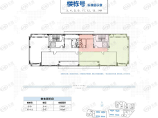 南京仙林智谷2室2厅2卫户型图