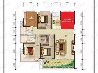 光大·锦绣山河D1户型户型图