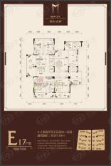 佳和名都7栋1号房 E17户型户型图