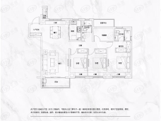 万科大都会H1户型户型图