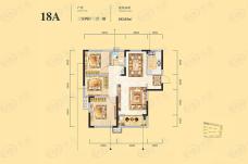 中建昆明澜庭18号楼A户型户型图