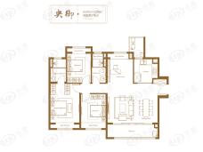 玖玺4室2厅2卫户型图