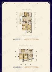 广宇江南新城3室2厅2卫户型图