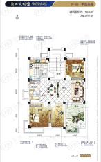 新加坡城G3 三室二厅一卫户型图