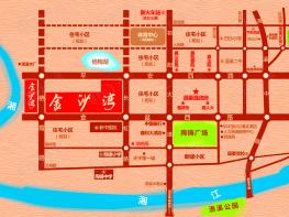祁阳金沙湾位置交通图