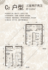 万达公馆C2户型户型图