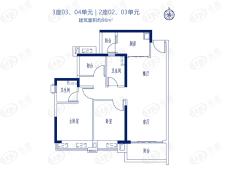 怡翠尊堤陶园3座03/04单元|2座02/03单元户型图