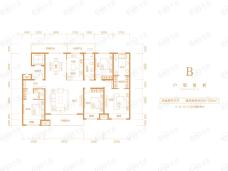 建业世和府北园4室2厅3卫户型图