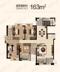 中发印象外滩163平户型图