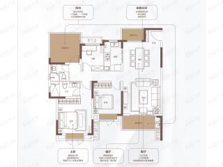 张家界通达·101广场D户型户型图