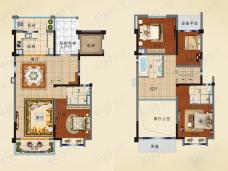 碧桂园S1秦淮世家4室2厅3卫户型图