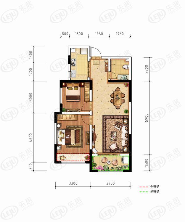 西安市灞桥德杰德裕天下户型图解密