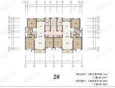 北环盛世3室2厅2卫户型图