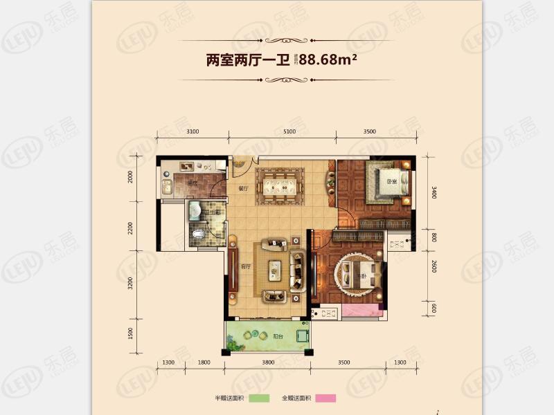 登高·领仕汇现正热销中 户型面积88.68~141㎡