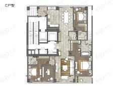 融创滨江壹号院4室2厅4卫户型图