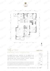 东润泰和3室2厅2卫户型图