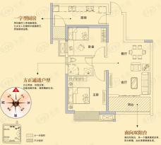 佳兆业金域天下S2户型户型图