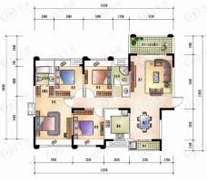 花样年花样城A1户型户型图