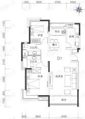 三溪塘D1户型户型图