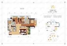 协信星澜汇洋楼B3户型户型图