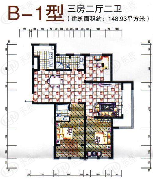 滨河·城市经典三居室住宅,公寓户型图公布