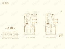 建发央玺4室3厅3卫户型图