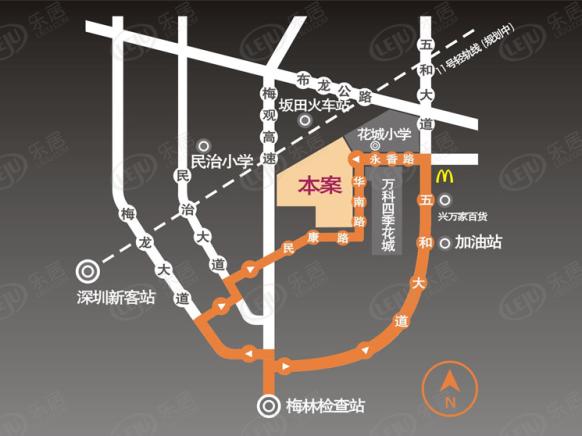 位置交通图