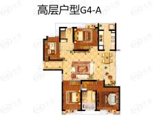 世纪家园·桃源里高层户型G4-A,1#2#01室户型图