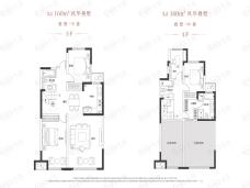 金地江山风华3-4F户型图