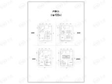 金侨上街2室2厅1卫户型图