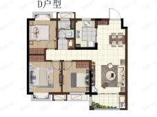 银城孔雀城天荟D户型户型图