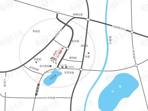 位置交通图