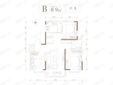 嘉泰翰林学府3室户型图