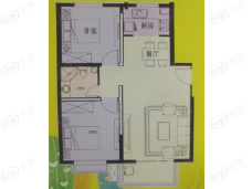 隆兴宜居2室2厅1卫户型图