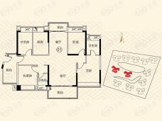博雅滨江4室2厅2卫户型图
