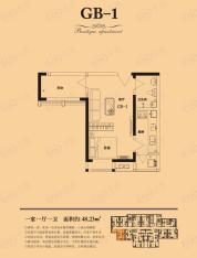 东方今典天汇中心公寓8号楼GB1户型图