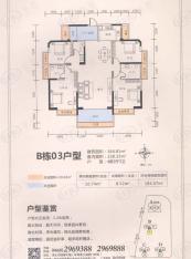 东信时代广场4室2厅3卫户型图