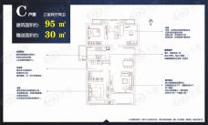 华洲城云顶C户型户型图