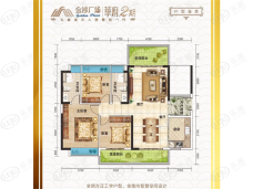 金沙广场·华府A7栋04单元
A8栋03单元户型图