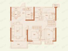 阳光城丽景湾3室2厅1卫户型图