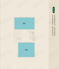 龙门一号联排I户型130㎡户型图